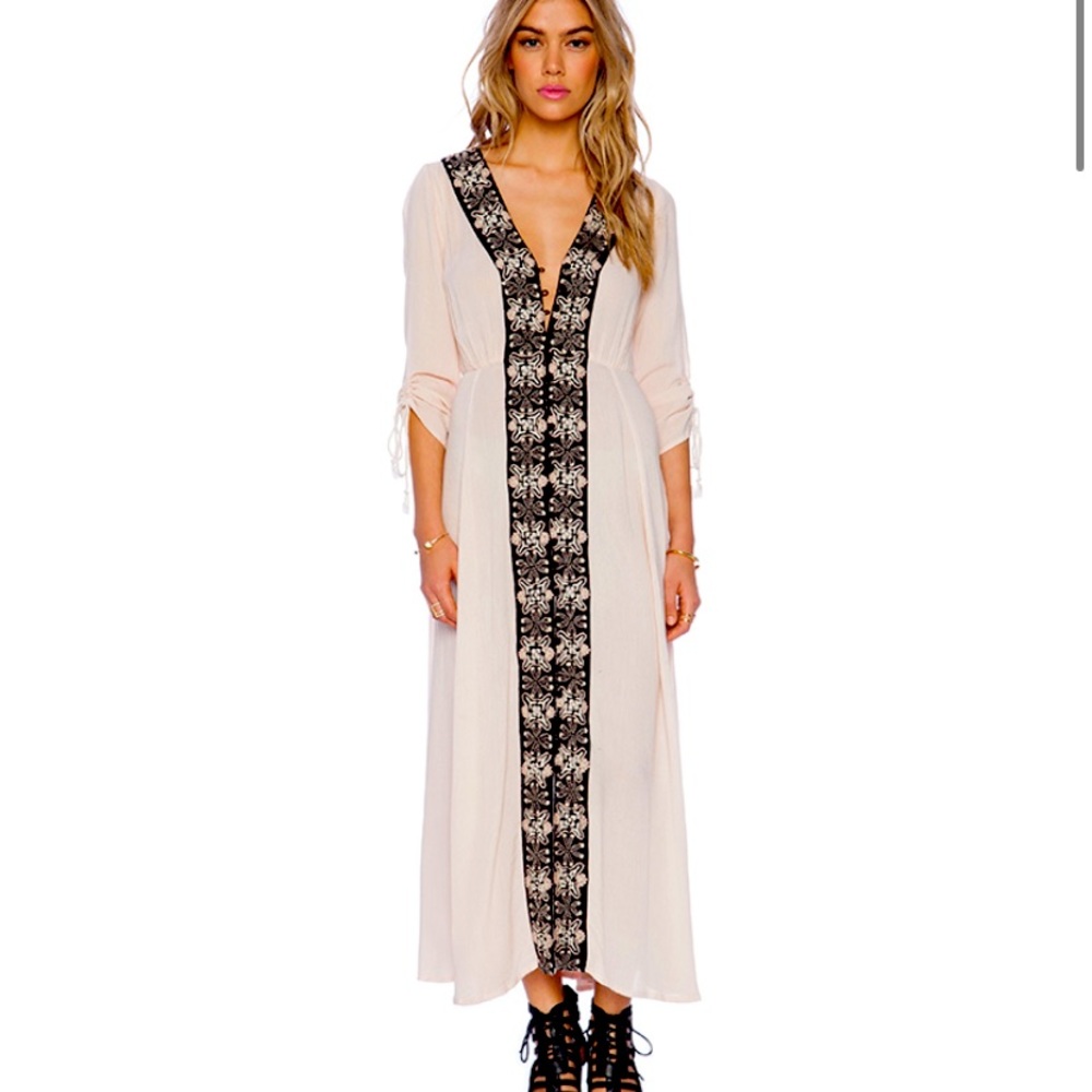 NWT Free People Journey to the Horizon maxi dress